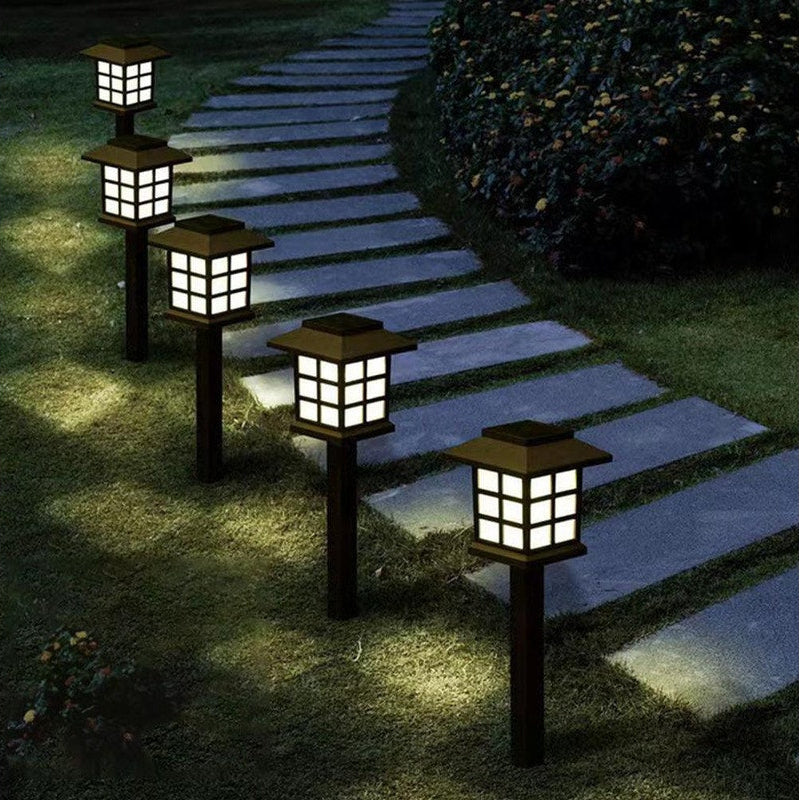 Eight-pack solar pathway lanterns - image 1