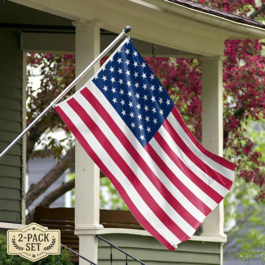 Two-pack American flags - image 1