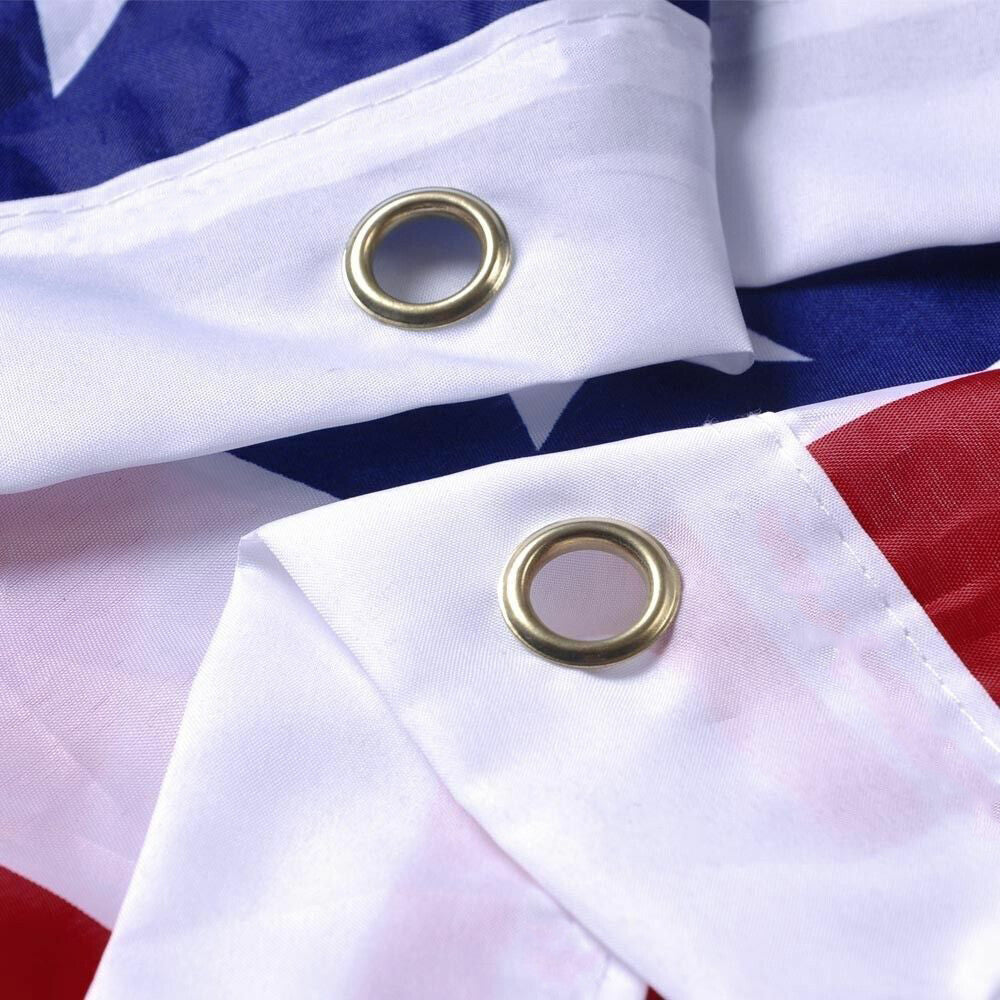 🇺🇸 Last Day 50% OFF — 2-Pack American Flags (2 × 3 ft) – Brass Grommets