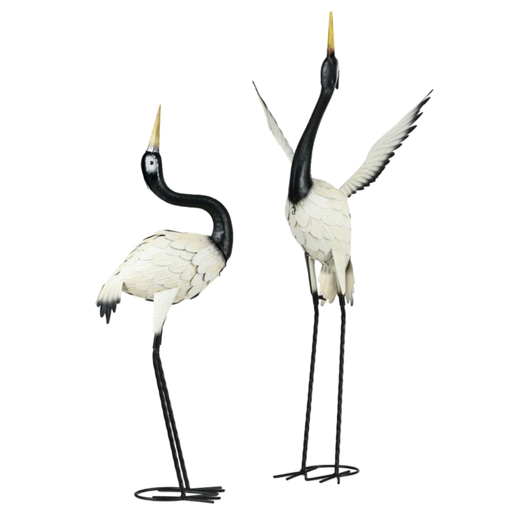 Last Day 50% OFF — 2 Lifelike Heron Garden Statues – Powder-Coated Steel