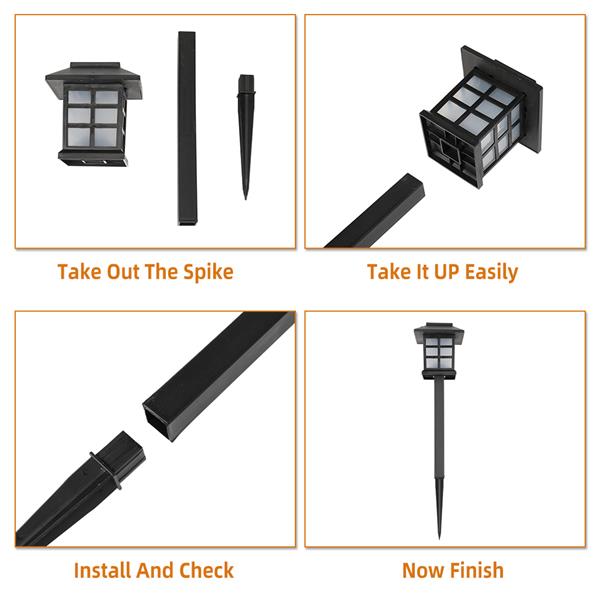 Eight-pack solar pathway lanterns - image 7