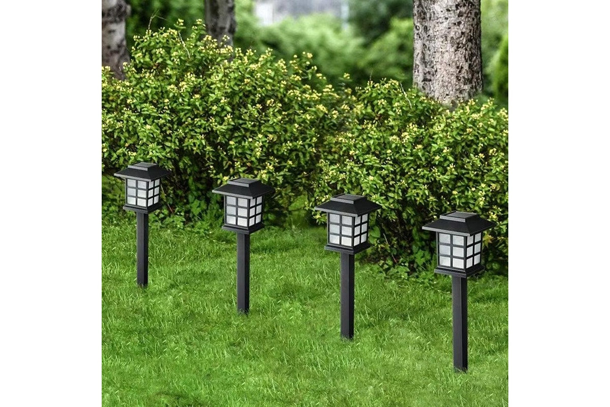 50% OFF NOW — 8-Pack Solar Pathway Lanterns – Auto-On at Dusk