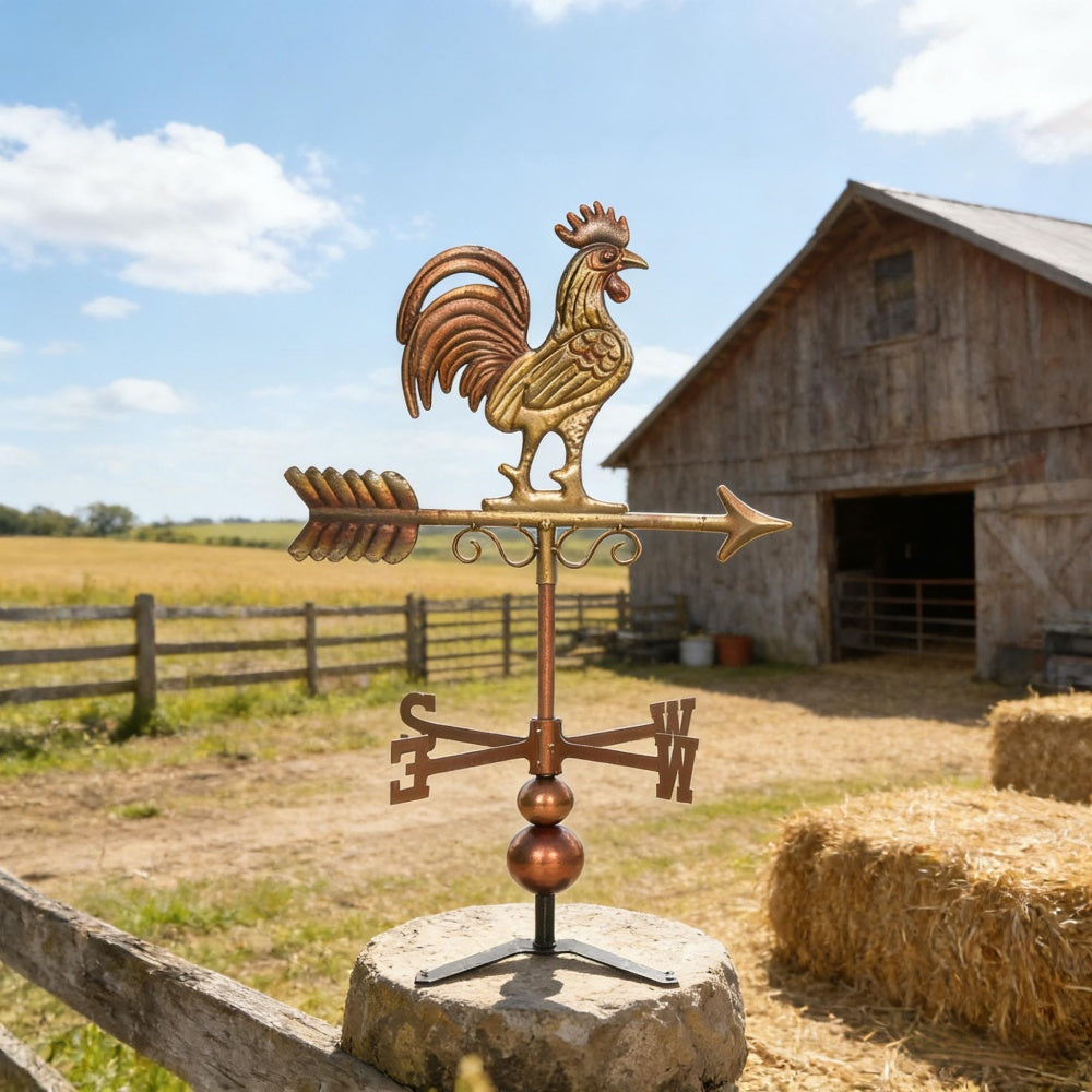 Last Day 50% OFF — Rust-Resistant Metal Rooster Weather Vane