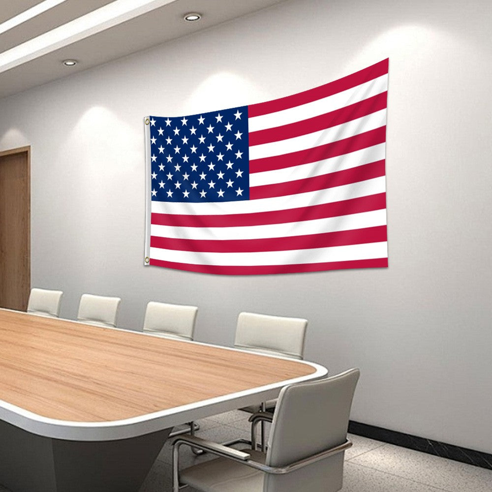 🇺🇸 Last Day 50% OFF — 2-Pack American Flags (2 × 3 ft) – Brass Grommets