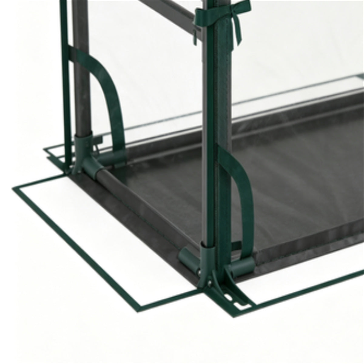 Portable Mini Greenhouse – 36 × 20 × 34 in, Clear PVC Cover