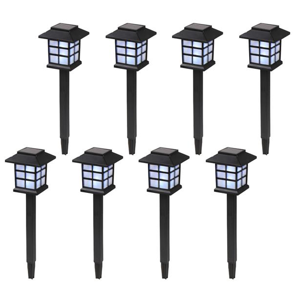 50% OFF NOW — 8-Pack Solar Pathway Lanterns – Auto-On at Dusk